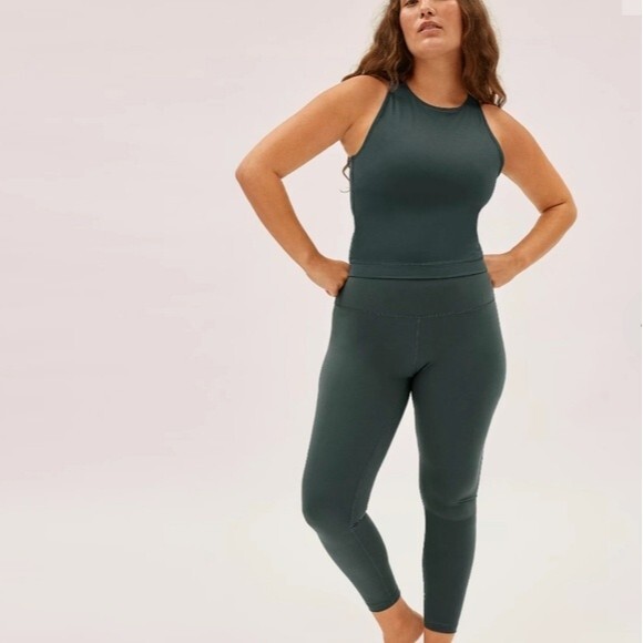 Everlane The Perform Tank in Pine green size XXS new with tag - Picture 6 of 16